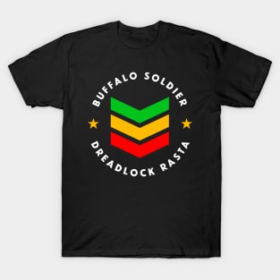 Buffalo Soldier Dreadlock Rasta Reggae T-Shirt